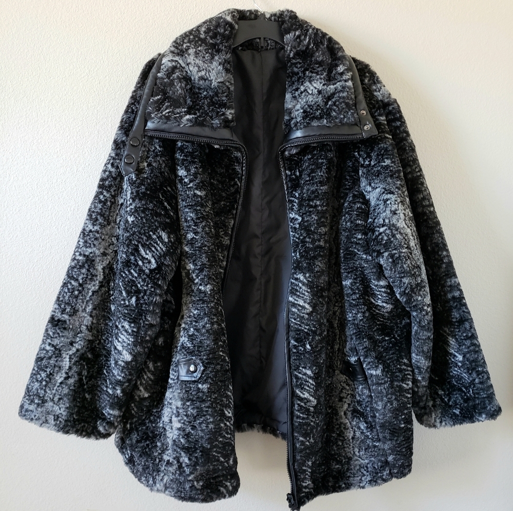 Tiger Faux Fur Outdoor Elements Coat